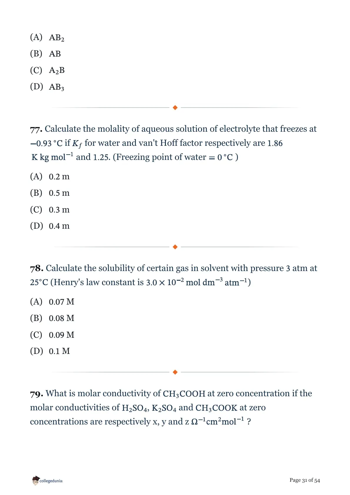 MHT CET 2026 April 19 Shift 2 PCM Question Paper page 31
