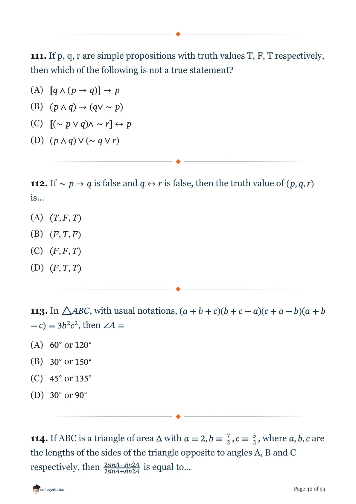 MHT CET 2026 April 19 Shift 2 PCM Question Paper page 42
