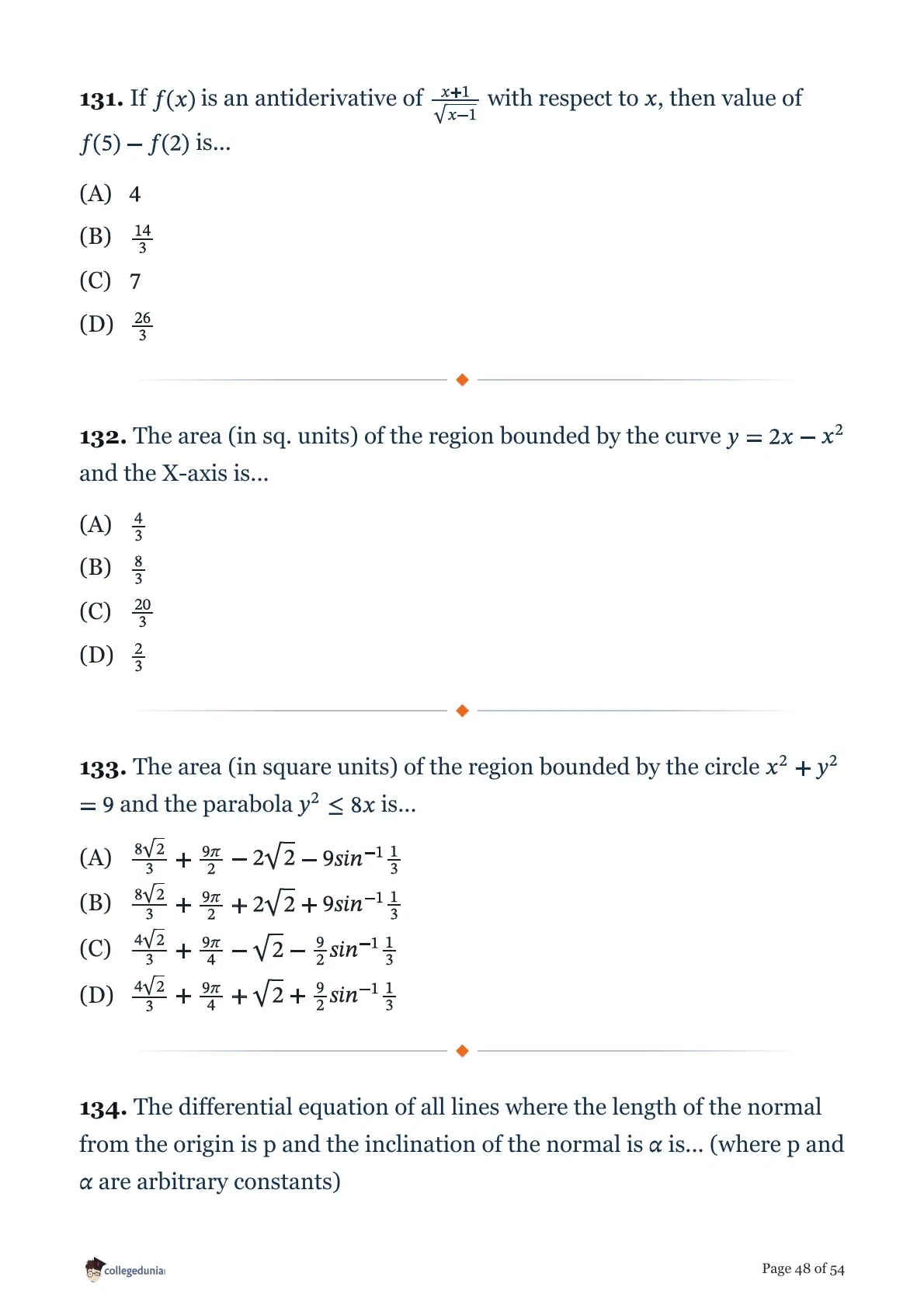 MHT CET 2026 April 19 Shift 2 PCM Question Paper page 48