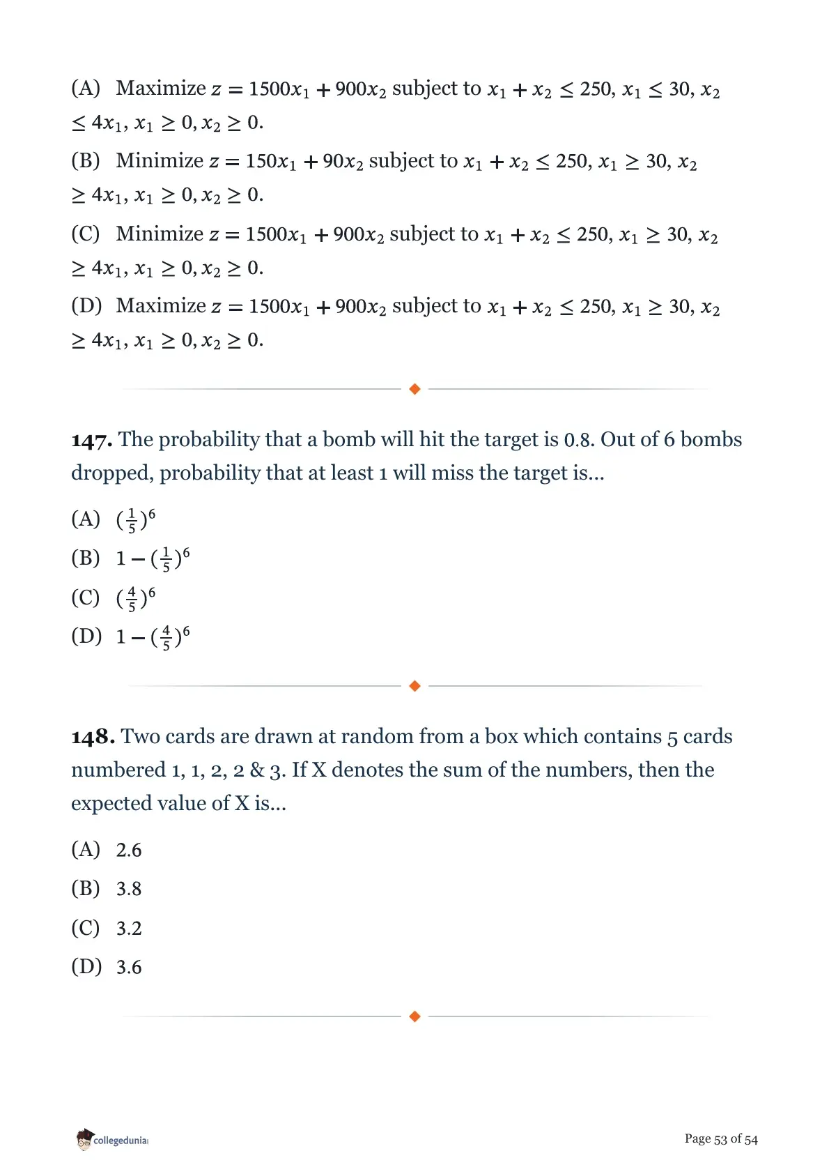 MHT CET 2026 April 19 Shift 2 PCM Question Paper page 53