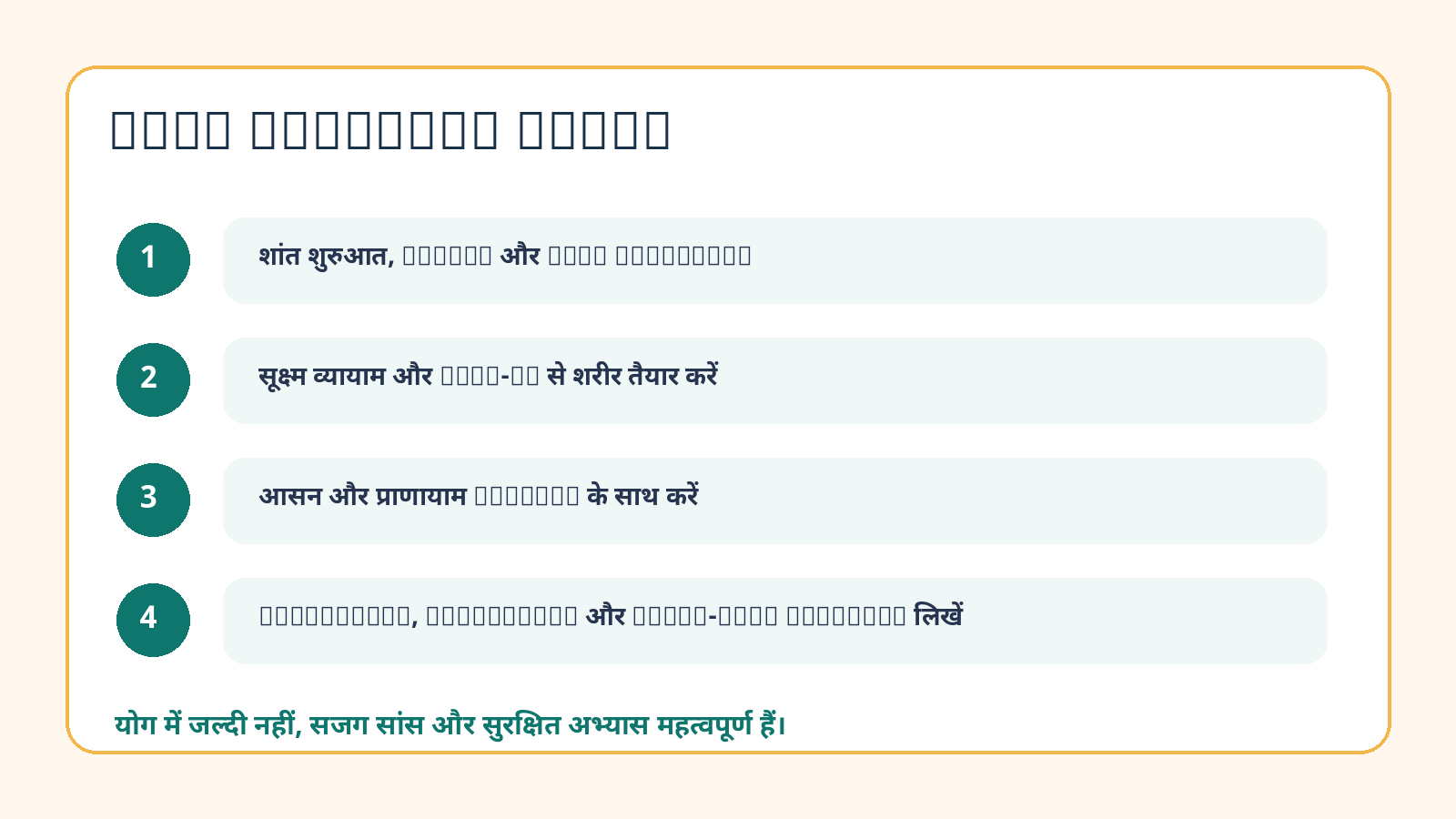 Yoga practice cycle for Class 6 Khel Yatra Chapter 5