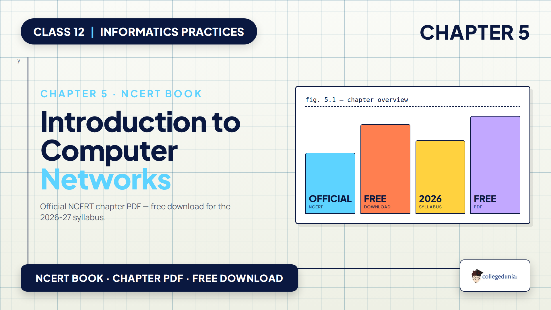 Class 12 Informatics Practices Chapter 5 Introduction to Computer Networks NCERT book PDF