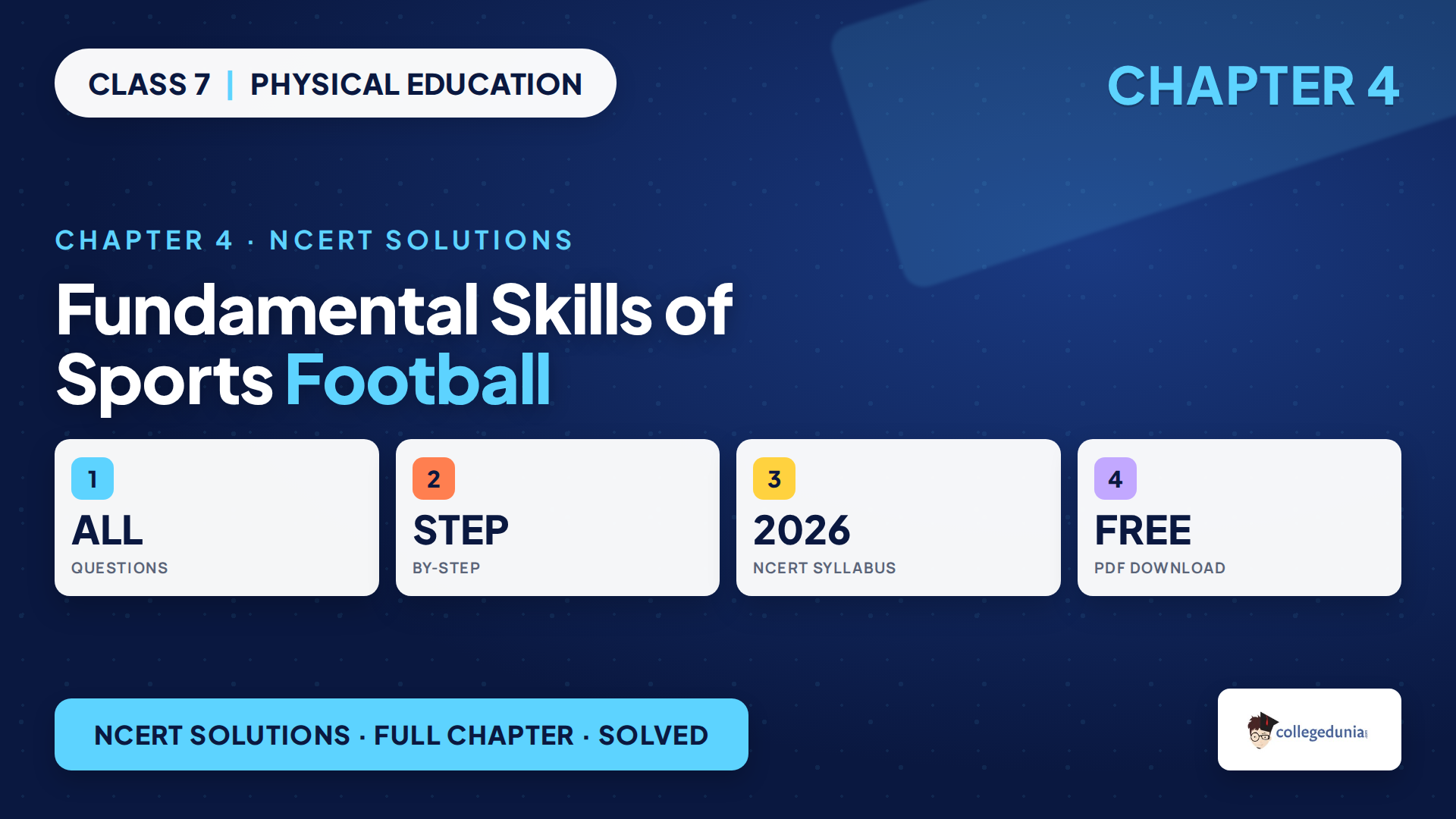 Class 7 Khel Yatra Chapter 4 football NCERT Solutions 2026-27