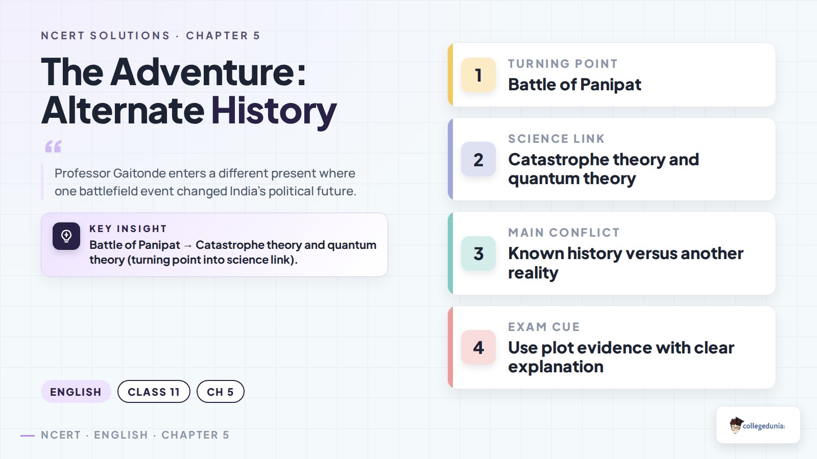 The Adventure alternate history and science link concept map