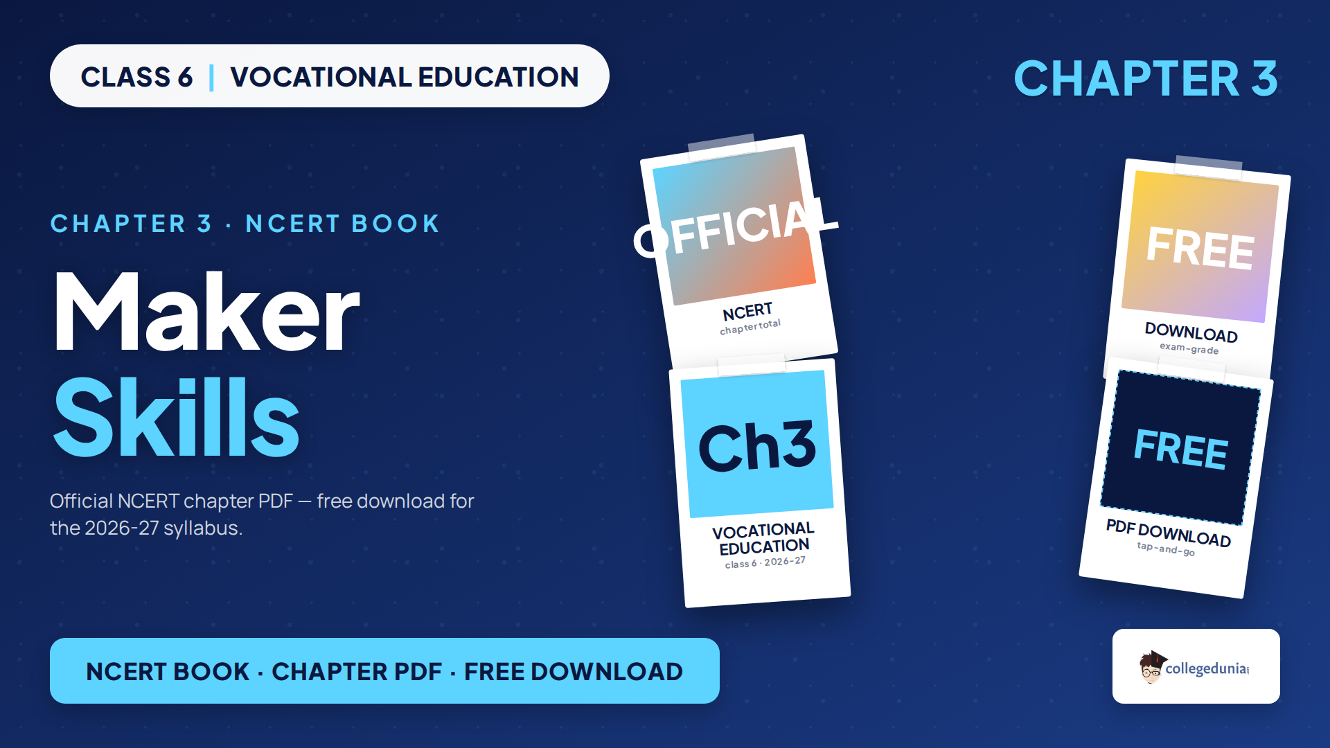 Maker Skills Class 6 Kaushal Bodh NCERT Book PDF