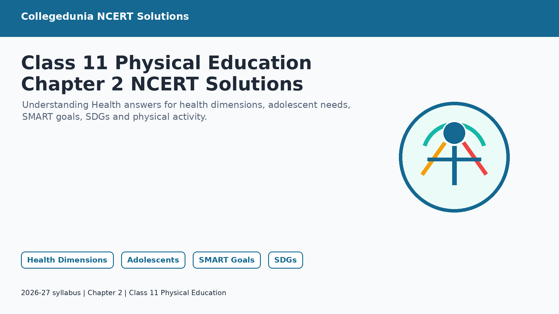 Class 11 Physical Education Chapter 2 Understanding Health NCERT Solutions 2026-27