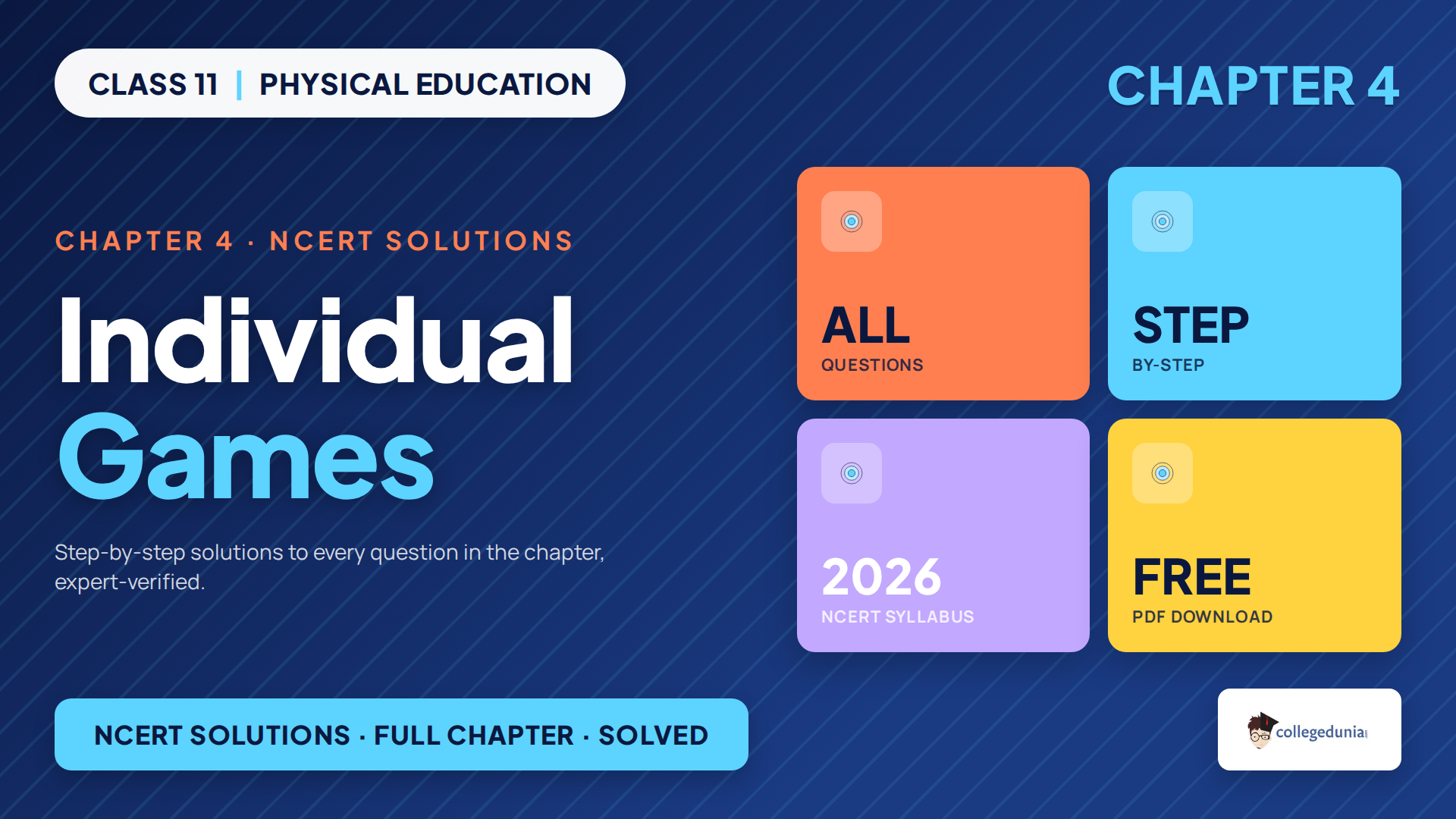 Class 11 Physical Education Chapter 4 Individual Games NCERT Solutions