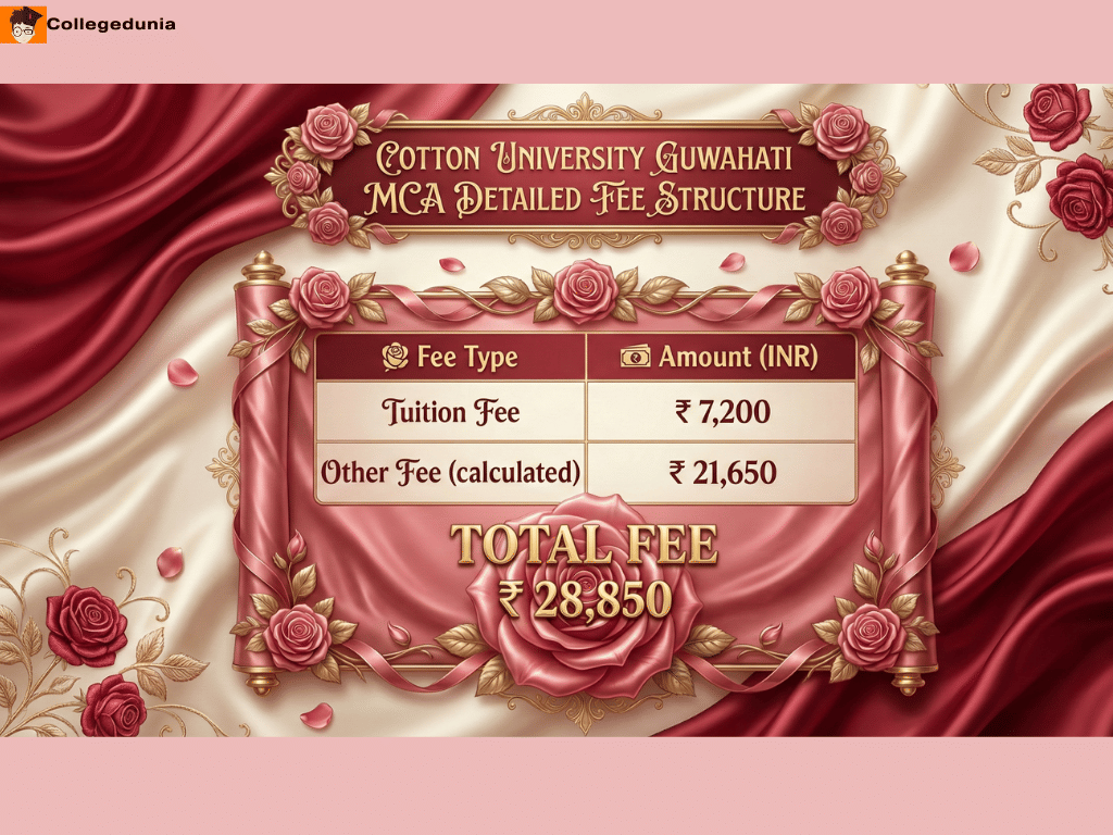 Cotton University Guwahati MCA Fees