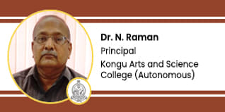 Kongu Arts and Science College (Autonomous), Erode: Dr. N. Raman Interview