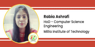 Millia Institute of Technology, Head of Department - Computer Science Engineering: RABIA ASHRAFI Interview