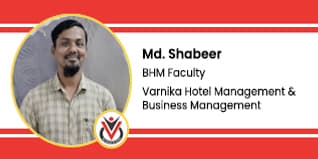 Varnika Institute of Hotel Management & Aviation College, Visakhapatnam, BHM Faculty: Md. Shabeer Interview