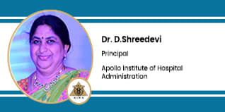 Apollo Institute of Hospital Administration, Hyderabad, Principal: Dr. D. Sridevi Interview