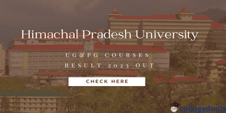 HPU Result 2023 Results Released for Various UG, PG Courses; Check Details & Download Here