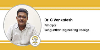 Sengunthar Engineering College, Principal:  Dr. C Venkatesh Interview