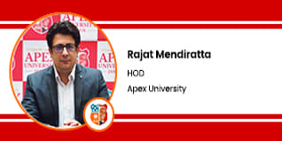 Apex University, Jaipur, HOD: Rajat Mendiratta Interview