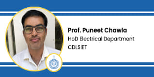 CDLSIET HOD Electrical Department: Prof. Puneet Chawla Interview
