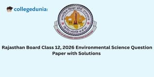 Rajasthan Board Class 12 Environmental Science Question Paper 2026 PDF with Solutions - Available