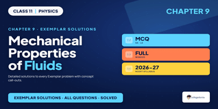 NCERT Exemplar Solutions Class 11 Physics Chapter 9 Mechanical Properties of Fluids