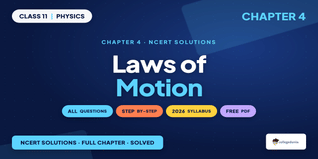 NCERT Solutions Class 11 Physics Chapter 4 Laws of Motion