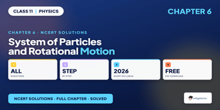 NCERT Solutions Class 11 Physics Chapter 6 System of Particles and Rotational Motion