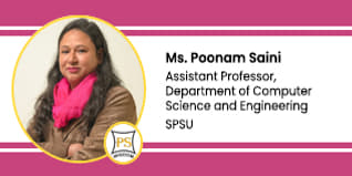 SPSU, Assistant Professor, Department of Computer Science and Engineering: Ms. Poonam Saini Interview