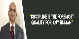 Discipline is the foremost quality for any human believes Prof G A Rama Rao