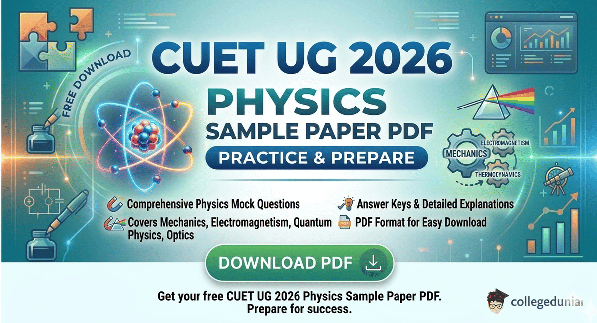 CUET UG Physics Sample Paper 2026 PDF
