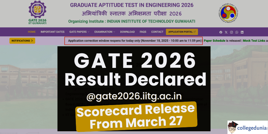 GATE 2026 Result Out