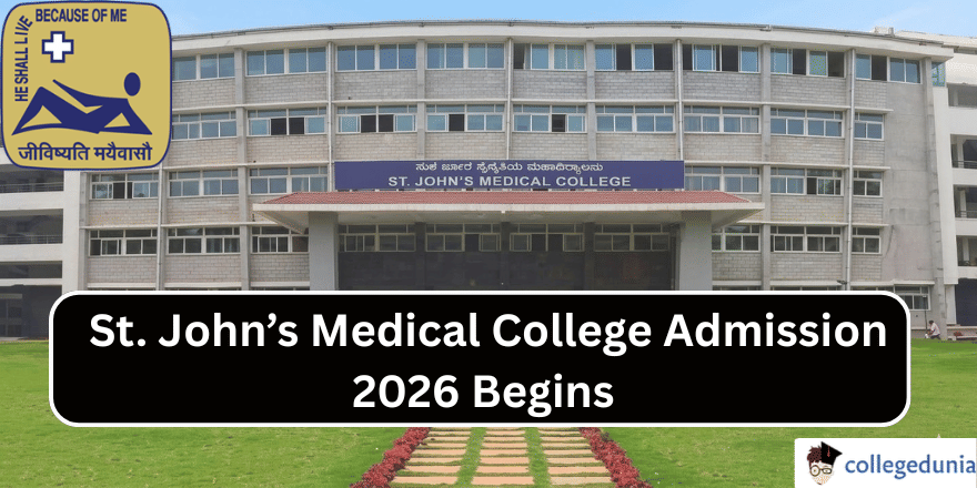 St. John&rsquo;s Medical College Admission 2026