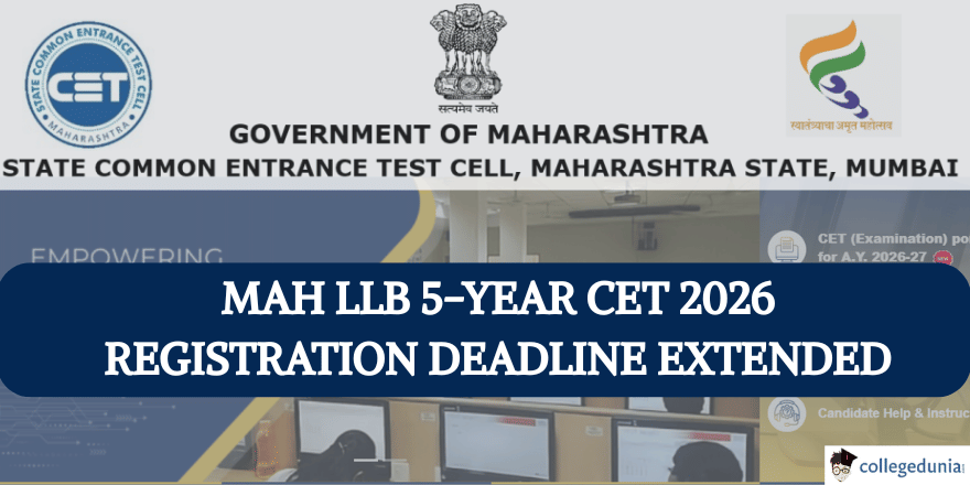 MAH LLB 5-Year CET 2026 Registration Deadline Extended