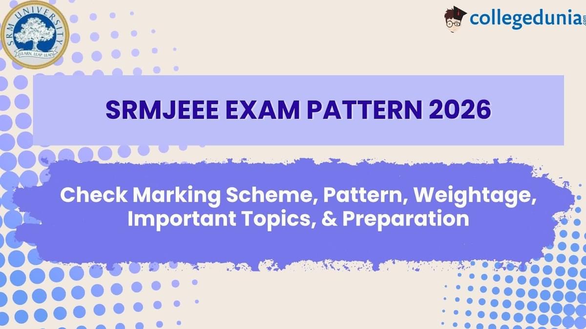 SRMJEEE Exam pattern