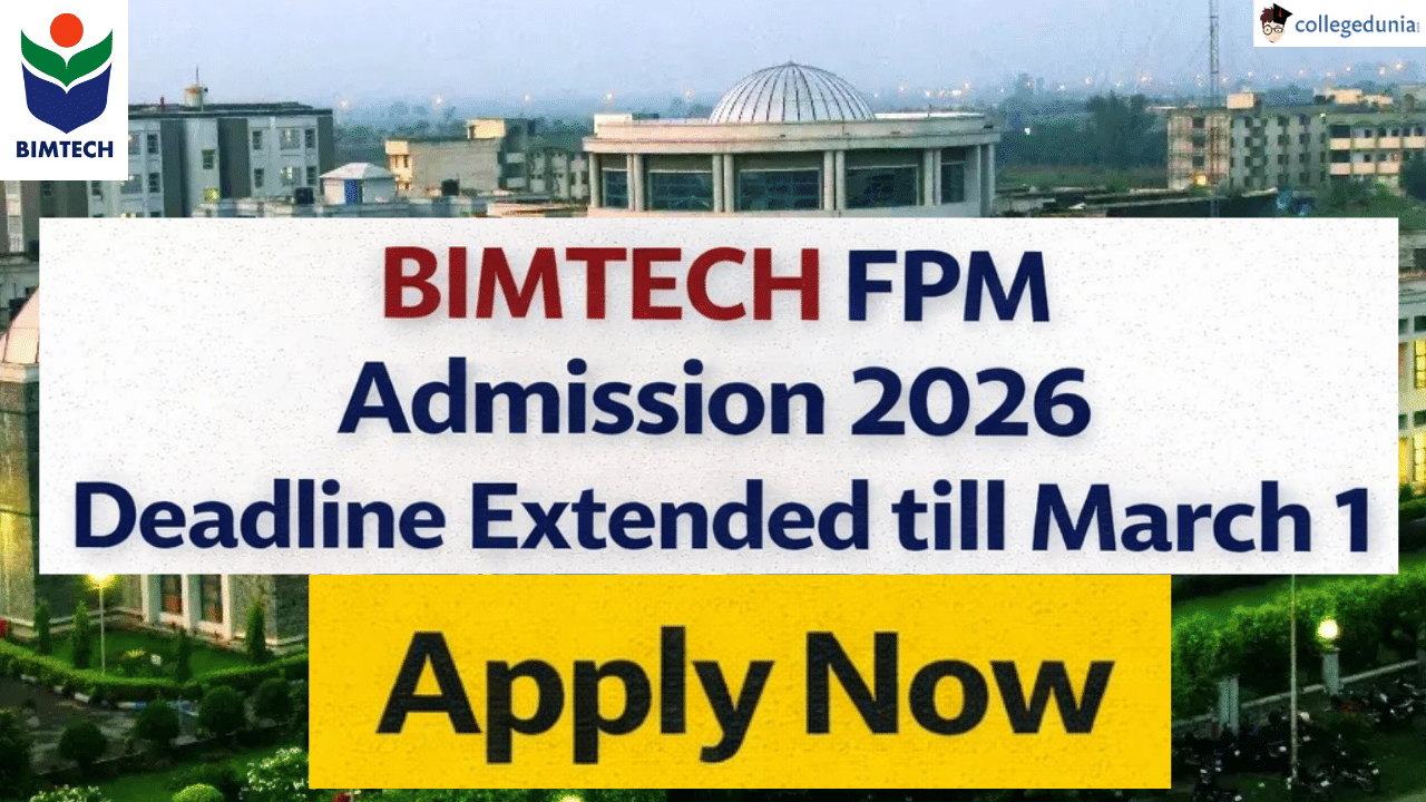 BIMTECH FPM Admission 2026