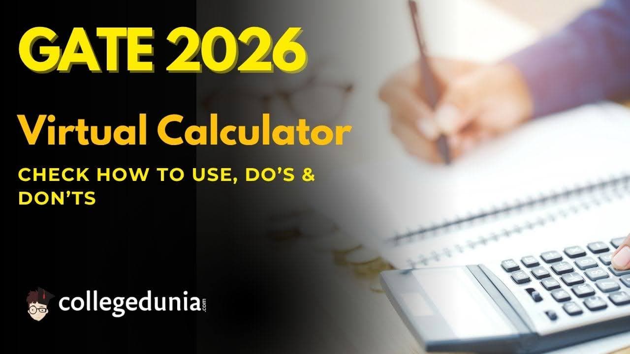 GATE 2026 Virtual Calculator Check How To Use Virtual Calculator 1 