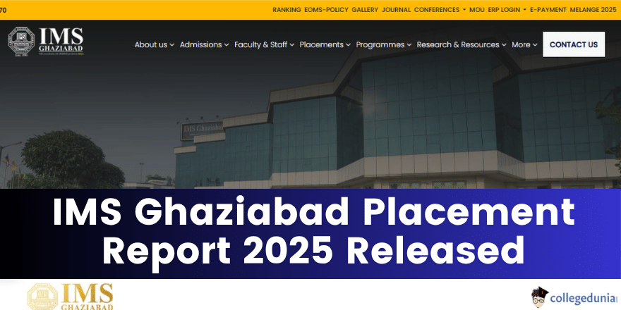 IMS Ghaziabad Placement Report 2025