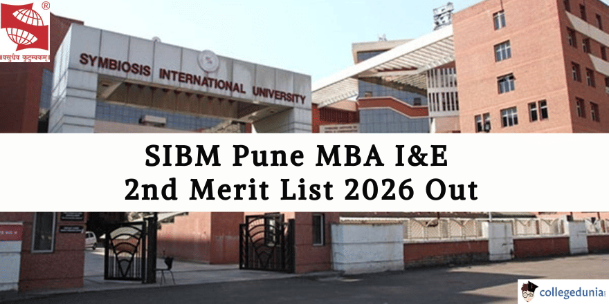 SIBM Pune MBA I&E 2nd Merit List 2026 Out