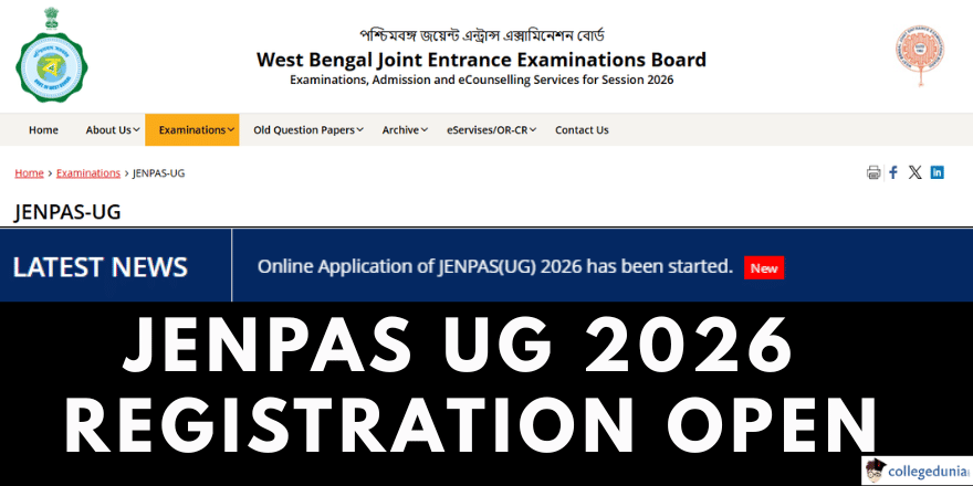 JENPAS UG 2026 Registration Open