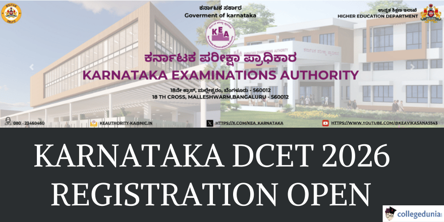 Karnataka DCET 2026 Registration Open