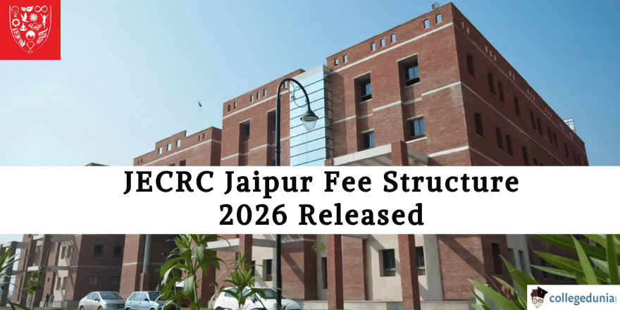 JECRC Jaipur Fee Structure 2026 Released