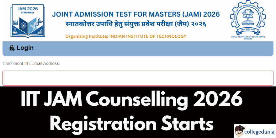 IIT JAM Counselling 2026 Registration Starts
