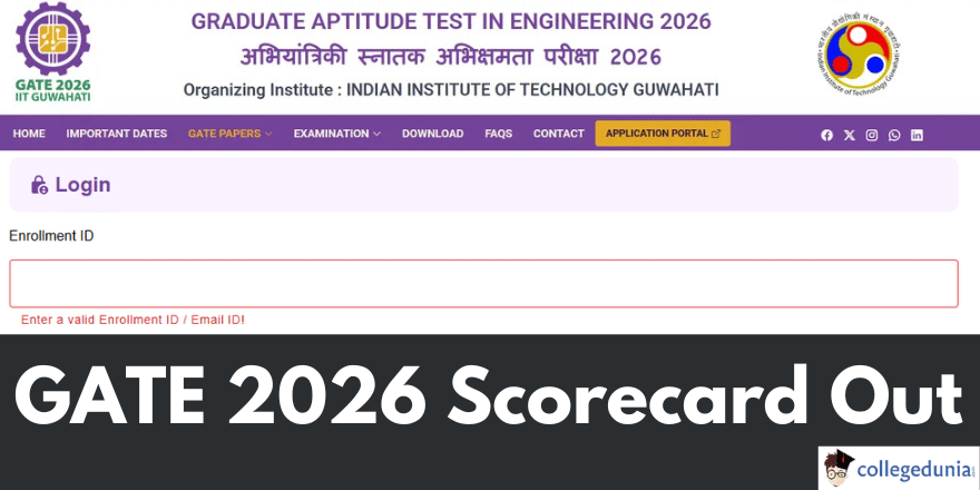 GATE 2026 Scorecard Out