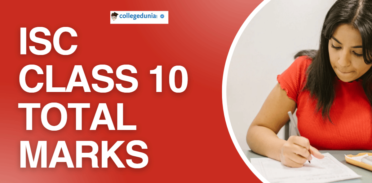 ISC Class 10 Total Marks Distribution by Subject Group