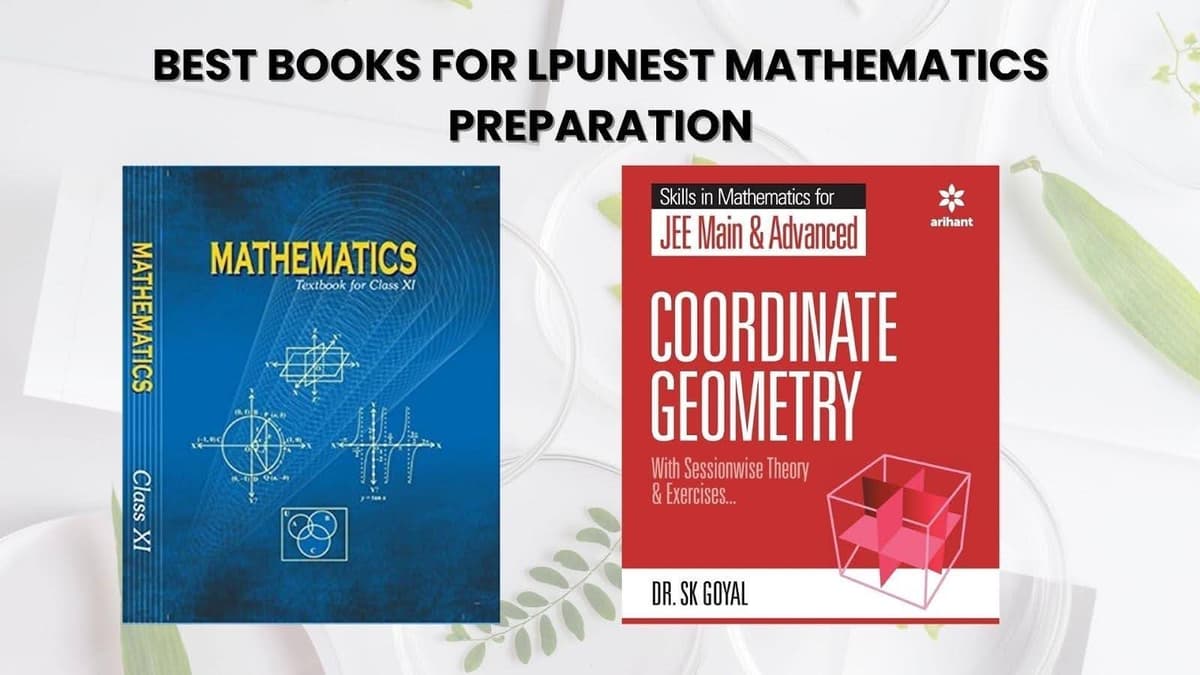 Recommended Books for LPUNEST Mathematics