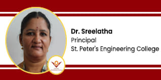 St. Peter's Engineering College, Principal: Dr. Sreelatha Interview