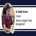 Alliance College of Hotel Management Director: Dr. Satish Kumar Interview