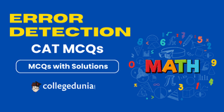 CAT MCQs on Error Detection and Correction: CAT Questions for Practice with Solutions