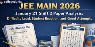 JEE Main 2026 January 21 Shift 2 Paper Analysis: Check Difficulty Level, Student Reaction, and Good Attempts
