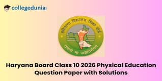 Haryana Board Class 10 2026 Physical Education (NSQF) Question Paper with Solutions : Download PDF