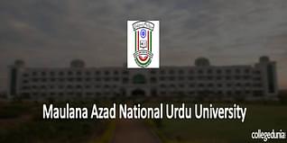 Maulana Azad National Urdu University (MANUU) Admission 2015 Notification