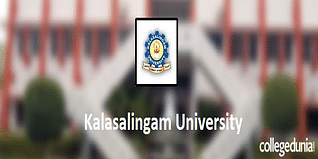 Kalasalingam University Entrance Exam 2015 Notification