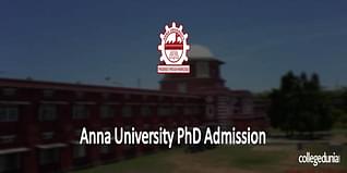Anna University Ph.D. Admission 2015